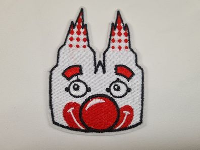 Applikation/Bügelbild Karneval Dom Nase
