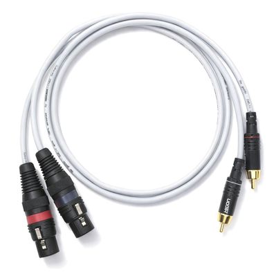 Sommercable -Goblin- Adapterkabel XLR female auf Cinch - Kompakt. Klangstark. Grau