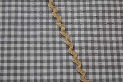 Zackenlitze 4 mm camel