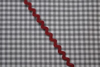 Zackenlitze 4 mm weinrot
