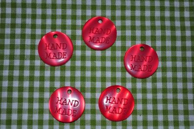 Zierteil Handmade rot