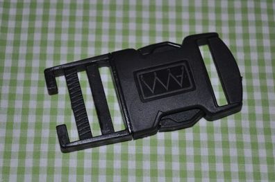 Steckschnalle 30 mm gerade offen