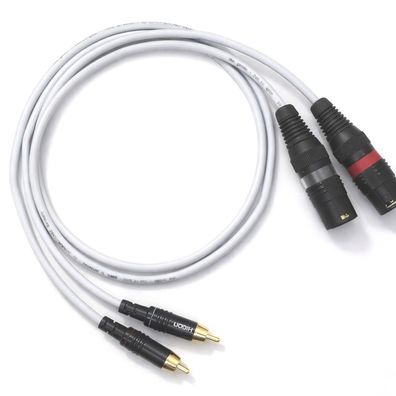 Sommercable -Goblin- Adapterkabel Cinch auf XLR male - Kompakt. Klangstark. Grau