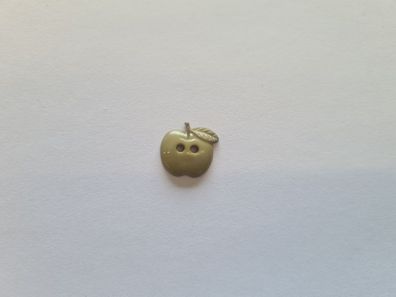 Knopf Apfel grün