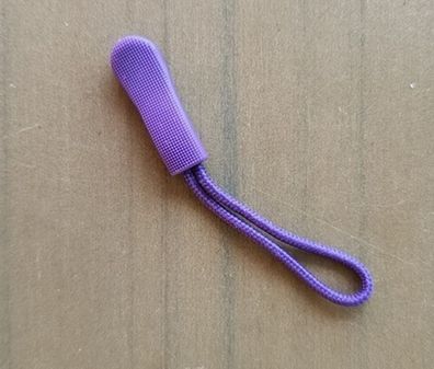 Reißverschluss Zipper Anhänger lila