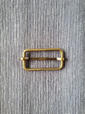 Schieber Gurtversteller Bronze 15x30 mm