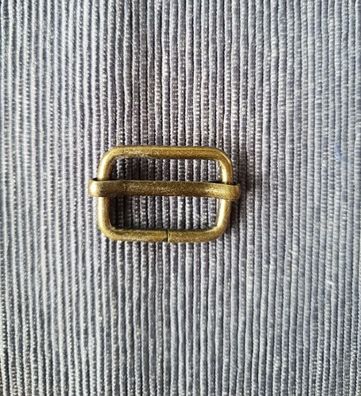 Schieber Gurtversteller Bronze 13x20