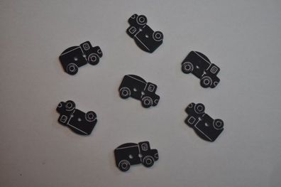 Kinder Knopf LKW schwarz