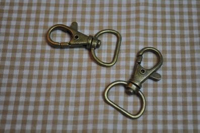 Karabinerhaken 20 mm Bronze