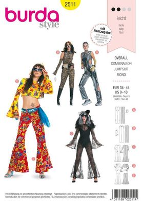 Schnittmuster Overall Burda 2511