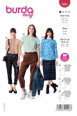 Schnittmuster Bluse Burda 5961
