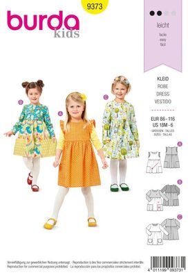 Schnittmuster Kleid Burda 9373