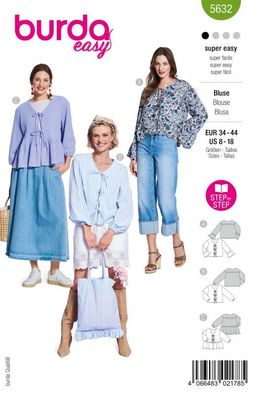 Schnittmuster Bluse Burda 5632