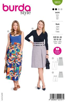 Schnittmuster Rock Burda 5653