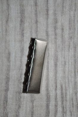Endstück / Gürtelenden 40mm Silber