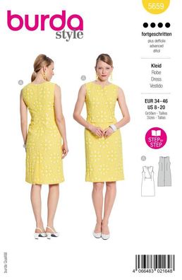 Schnittmuster Kleid Burda 5659