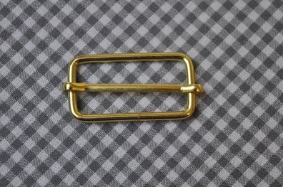 Schieber Gurtversteller Gold 15x30