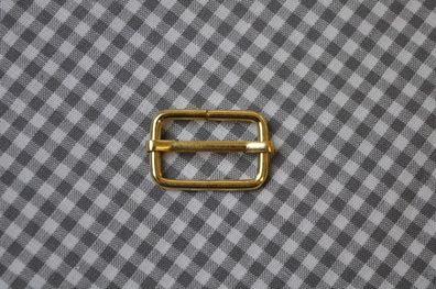 Schieber Gurtversteller Gold 13x20