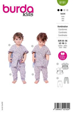 Schnittmuster Bluse & Hose Burda 9191