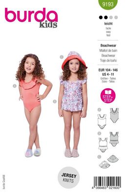 Schnittmuster Beachwear Burda 9193