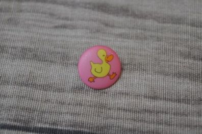 Knopf 15mm Entchen rosa