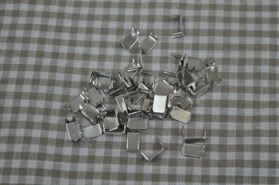 Endstück für 3 mm Reißverschluss -5 Stk- Silber