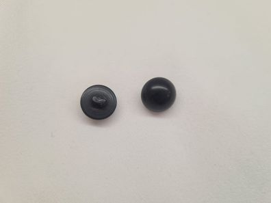 Knopf 14mm Öse Halbkugel Schwarz