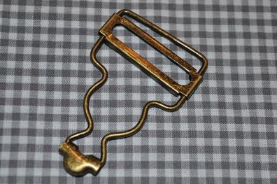 Hosenträger/Latzhosen Schnalle bronze 30mm