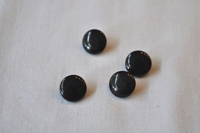Knopf 12mm Öse Uni schwarz