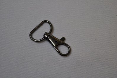 Karabinerhaken 20 mm hematit
