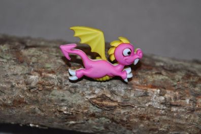 Knopf Öse Polyester Drachen rosa