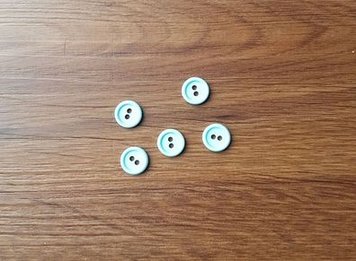 Knopf 11mm Uni hellblau