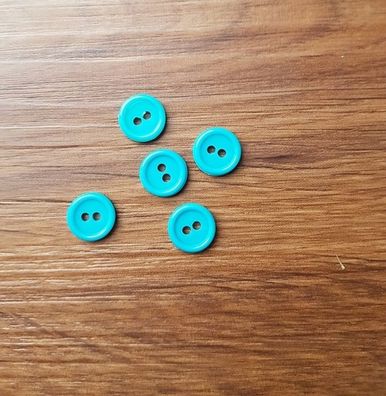 Knopf 11mm Uni dunkeltürkis