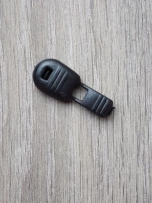 Kordelenden flach schwarz 15x19mm