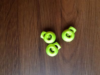 Kordelstopper 15x20mm neongelb