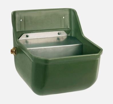 Kerbl Kunststoff Tränketrog mit Schwimmerventil 9 liter / G 1/2"