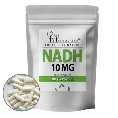 NADH 10mg - 100 Kapseln - optimal hochdosiert - Forest Vitamin