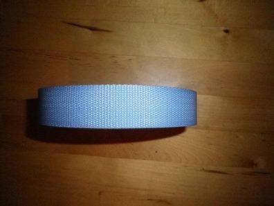 Gurtband 25 mm Hellblau