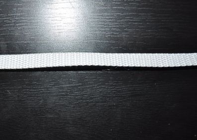 Gurtband 10 mm weiß