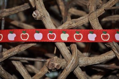 Ripsband * äpfelchen* rot