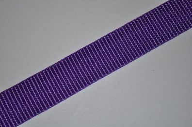 Gurtband 20 mm lila