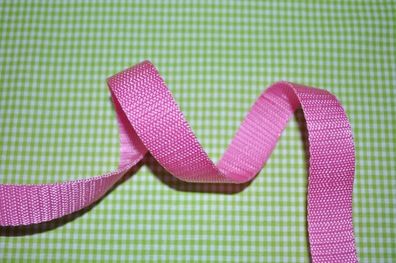 Gurtband 20 mm Rosa