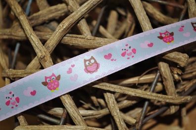 Satinband * Eulen* schmal