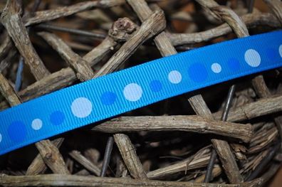Ripsband * Dots* blau