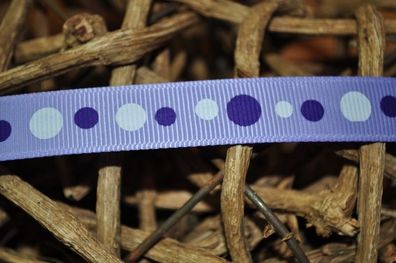 Ripsband * Dots* flieder