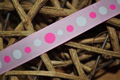 Ripsband * Dots* rosa