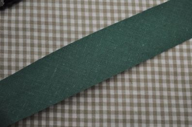 Schrägband gefalzt 30 mm waldgrün