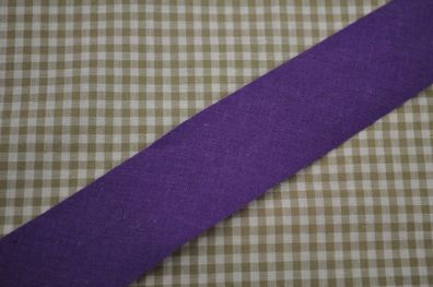 Schrägband gefalzt 30 mm lila