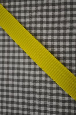 Gurtband 15 mm gelb