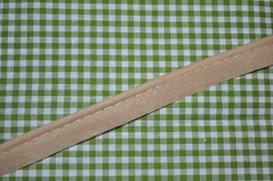 Paspelband baumwolle 12mm hellbraun